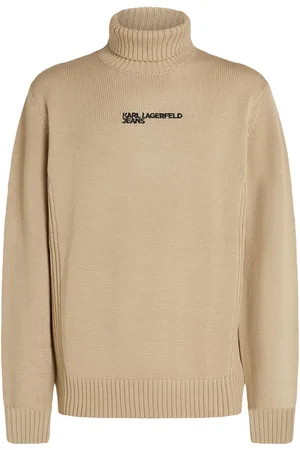 Karl Lagerfeld Suéter con logo bordado