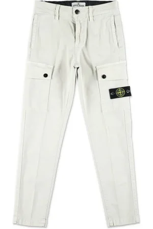 Stone Island Pantalones con distintivo Compass