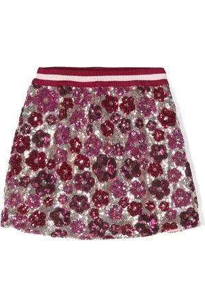 Simonetta Falda bordada con lentejuelas