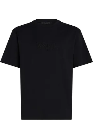 Karl Lagerfeld Playera con logo Art Deco