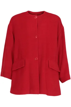 Dior Abrigo de tweed con botones 1980