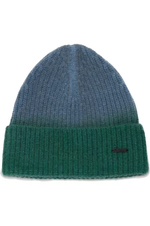 J.W.Anderson Gorro tejido de canalé con efecto degradado