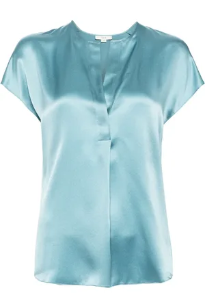 Vince Blusa con mangas acortadas
