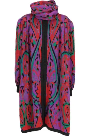 VALENTINO GARAVANI Abrigo estilo cárdigan en jacquard 1980