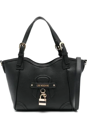 Moschino Tote con detalle de candado