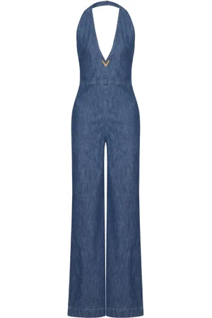 VALENTINO GARAVANI Jumpsuit de mezclilla de chambray