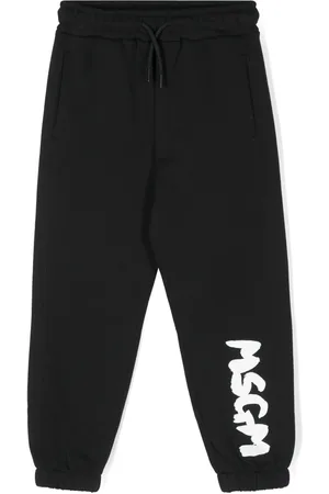 Msgm Pants con logo estampado