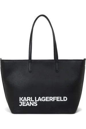 Karl Lagerfeld Tote grande con logo estampado