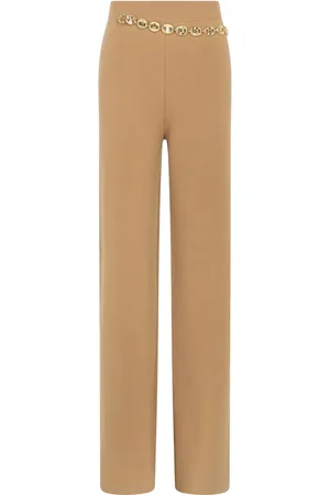 Paco rabanne Pantalones tejidos con cinturón