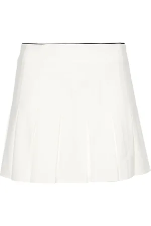 Maje Falda corta con diseño plisado