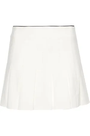 Maje Falda corta con diseño plisado