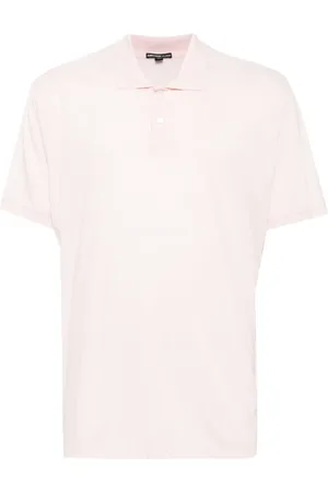 James Perse Playera tipo polo Luxe Lotus