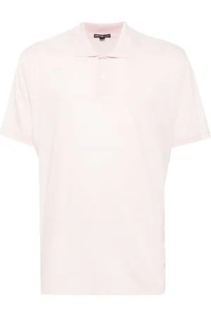 James Perse Playera tipo polo Luxe Lotus