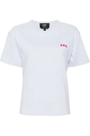 A.P.C. Playera con logo estampado