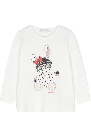 MONNALISA Playera manga larga con estampado gráfico