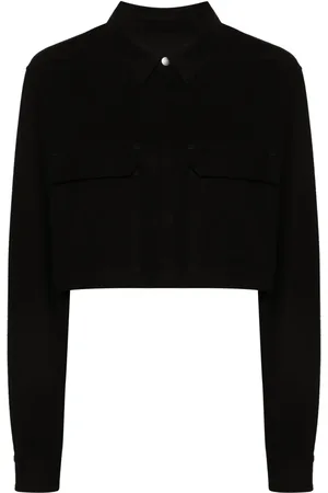 Rick Owens Camisa corta con botones de presión