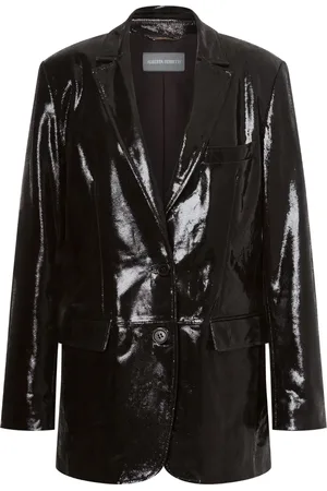 Alberta Ferretti Blazer con acabado charol