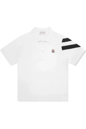 Moncler Playera tipo polo con parche del logo