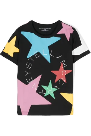 Stella McCartney Playera con logo estampado