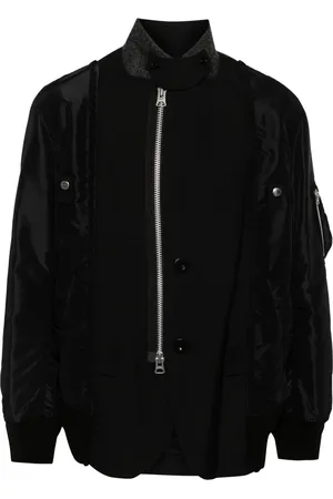 SACAI Chamarra con panel en contraste