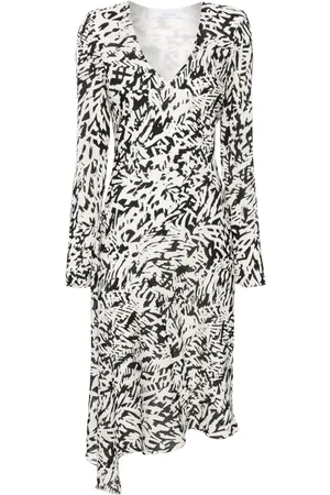 Patrizia Pepe Vestido midi con estampado abstracto