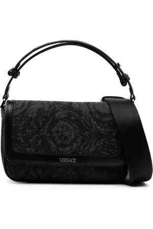 VERSACE Bolsa crossbody con motivo Barocco en jacquard