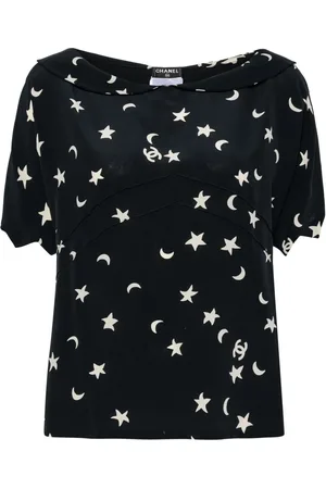 CHANEL Blusa estilo camisa manga corta 2008