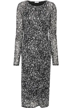 Patrizia Pepe Vestido midi con estampado abstracto