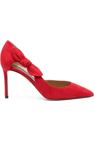 Aquazzura Zapatillas Very Bow Tie con tacón de 105mm