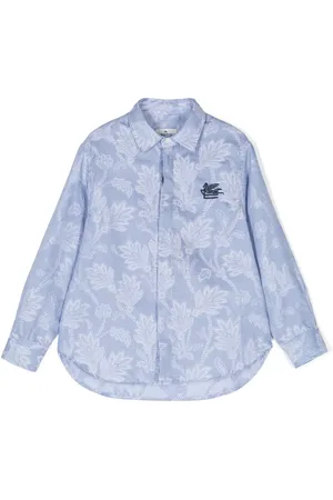 Etro Camisa con bordado Pegaso