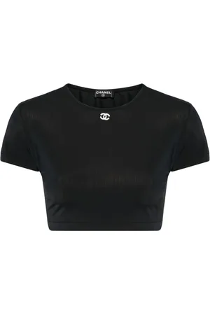 CHANEL Playera corta 1990-2000