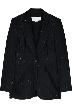 GENNY Blazer con estampado de rayas diplomáticas