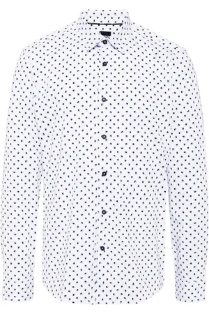 HUGO BOSS Camisa con estampado geométrico