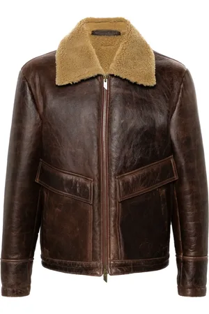 SALVATORE SANTORO Chamarra con cuello texturizado