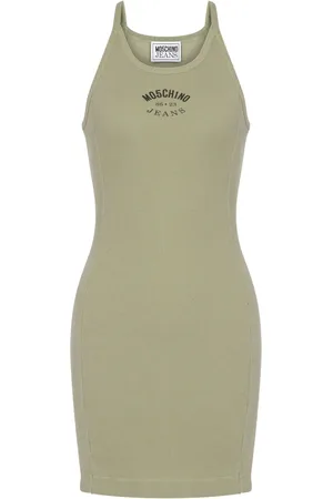 Moschino Vestido con logo estampado