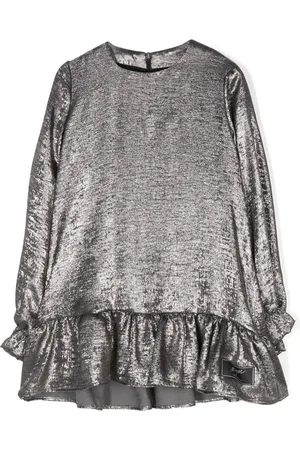 Msgm Vestido de lamé