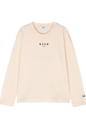 Msgm Playera con logo estampado