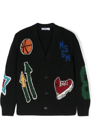 Msgm Cárdigan tejido de intarsia