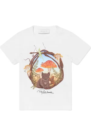 Roberto Cavalli Playera estampada