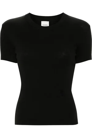 Nanushka Playera corta con logo bordado