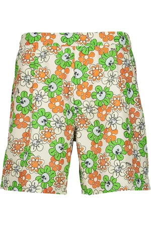 Marni Shorts de playa con estampado gráfico