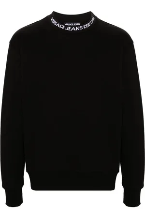 VERSACE Sudadera con ribete del logo