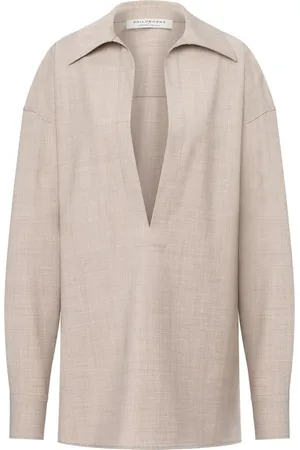 Serafini Camisa con escote pronunciado