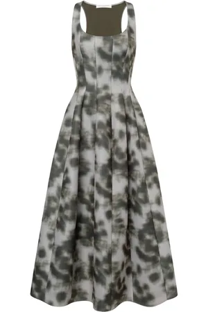 Serafini Vestido con estampado abstracto