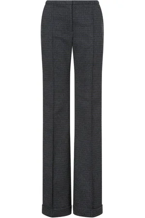 Serafini Pantalones con estampado pied de poule