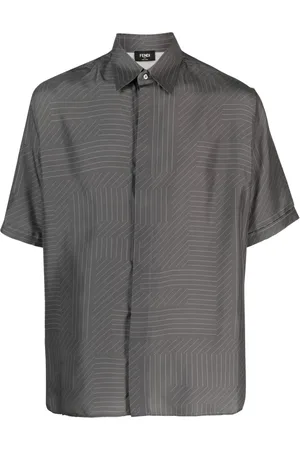 Fendi Camisa de seda manga corta