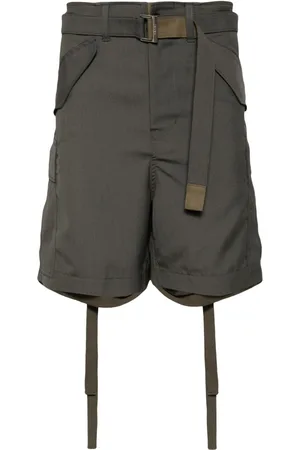 SACAI Shorts cargo con cinturón