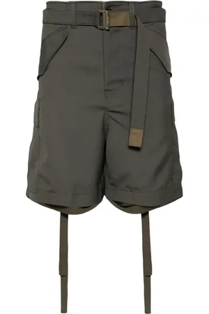 SACAI Shorts cargo con cinturón