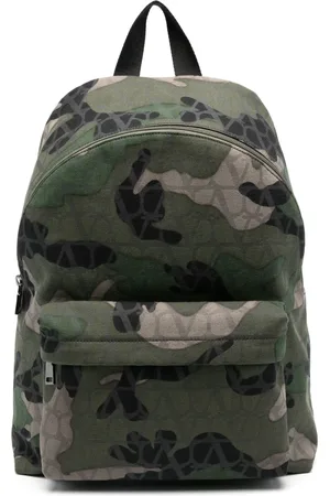 VALENTINO GARAVANI Mochila con estampado militar