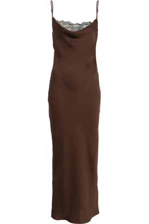 ROTATE Vestido con detalle de encaje